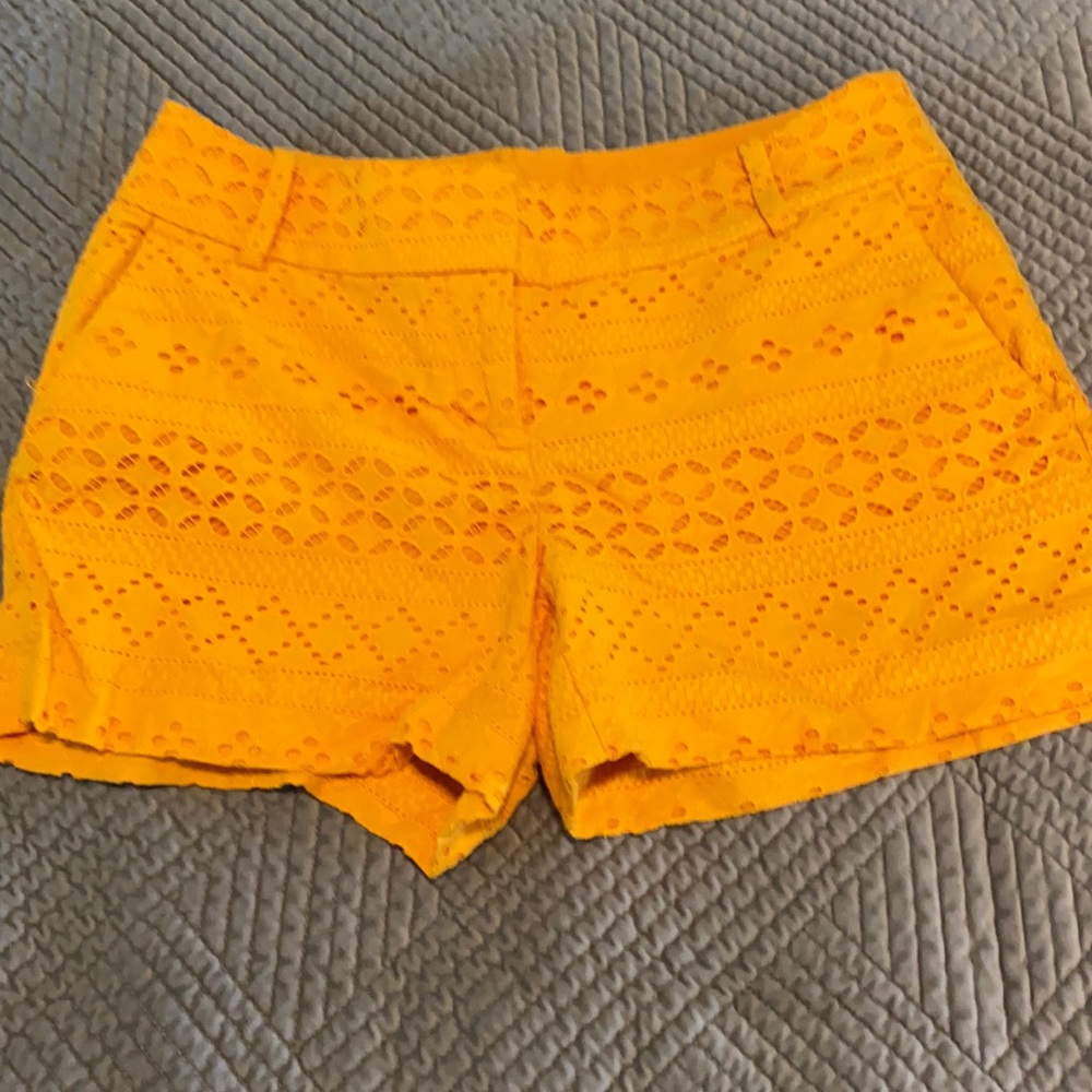 Eyelet shorts